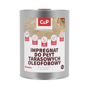 Puszka t.b.t. impregnatu do płyt tarasowych, oleofobowy, 5L.