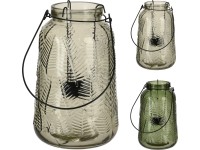 Lampion Botanical szkło mix