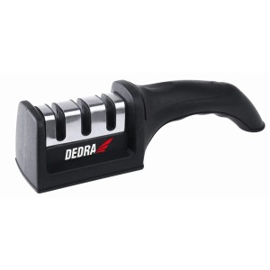 Ostrzałka i polerka do noży LUX z tworzywa sztucznego i stali do ostrzenia noży.