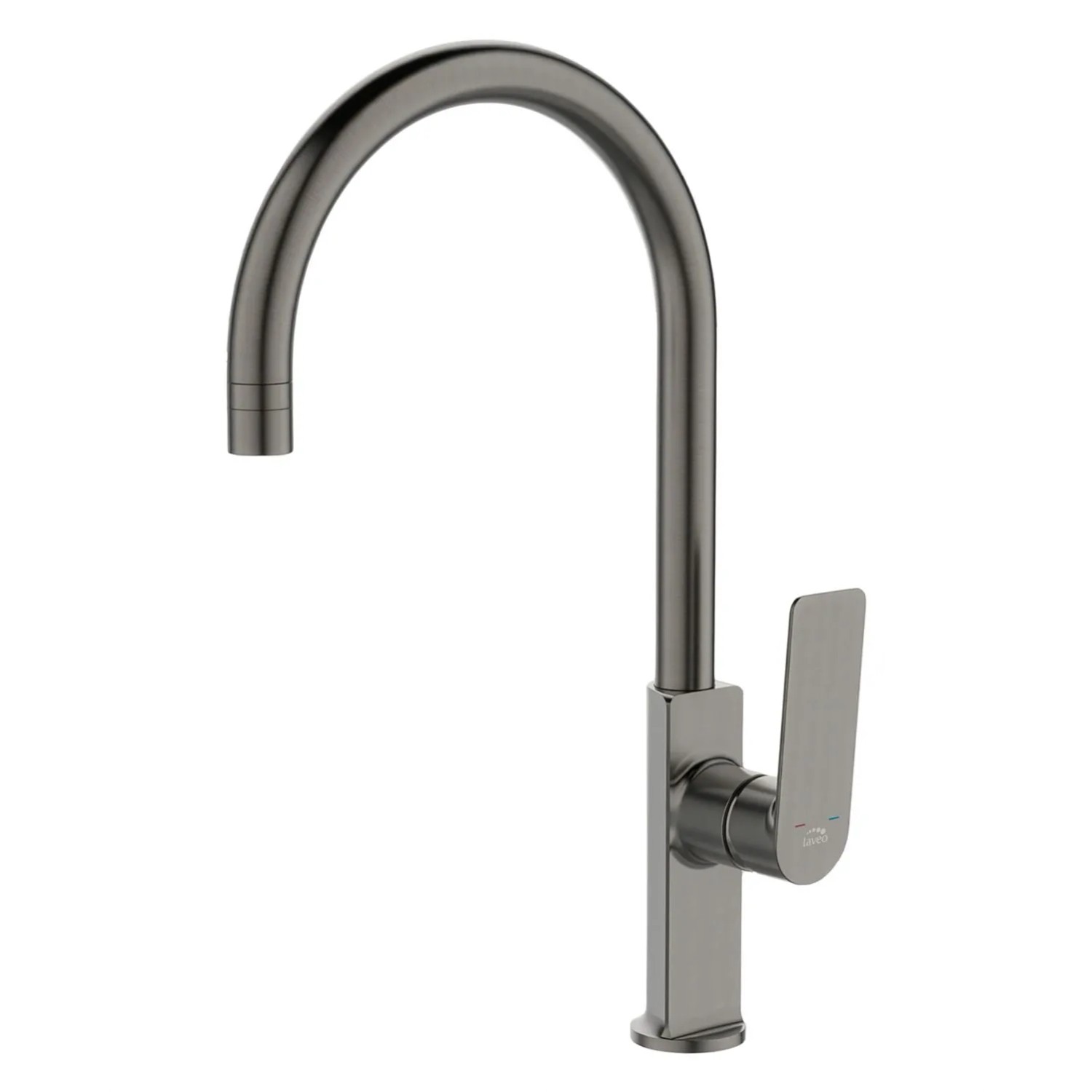 Laveo Bateria kuchenna z wylewką U Triana grafit