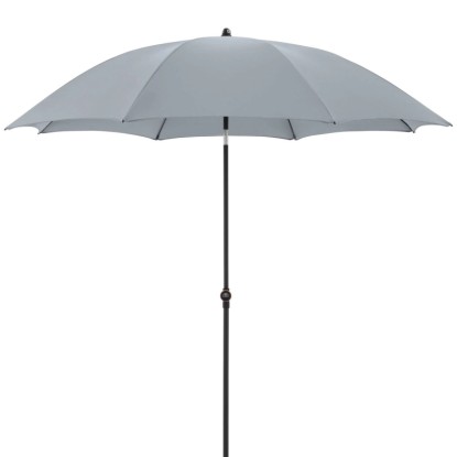 Parasol ogrodowy MY ZONE jasnoszary - śr. 200 cm