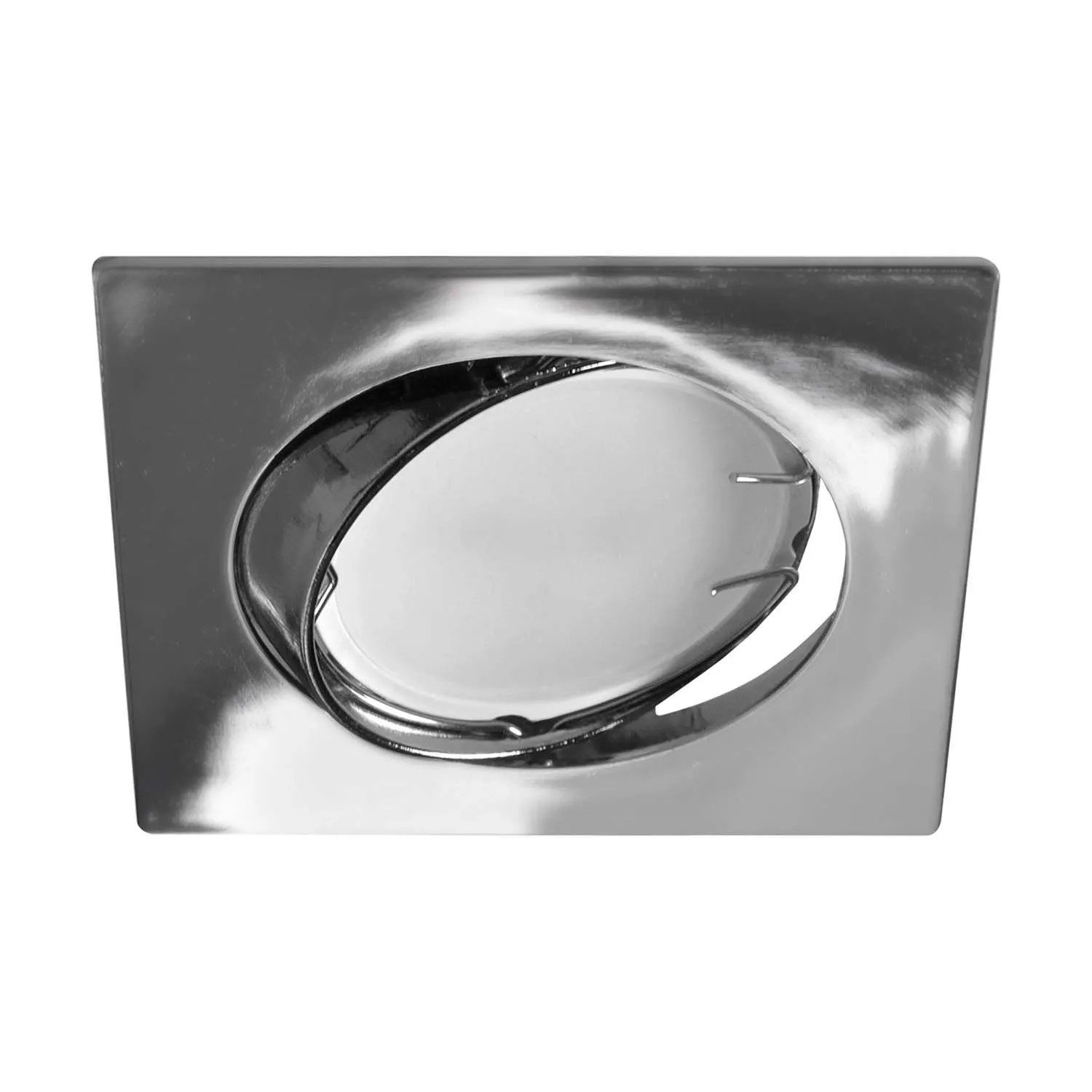 Struhm Lampa podtynkowa OKTAN D 1xGU5.3/MR16 50W 8,4x8,4cm chrom
