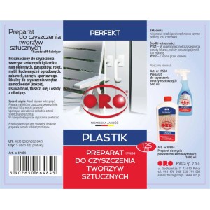 ORO Preparat  do czysz. tworzyw sztucznych125 ml