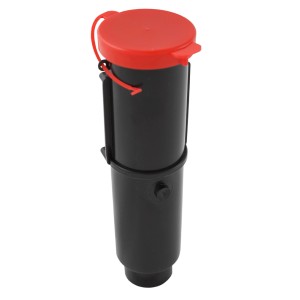 t.b.t. Akcesorium do suszarki na pranie, czarne z czerwoną pokrywką.