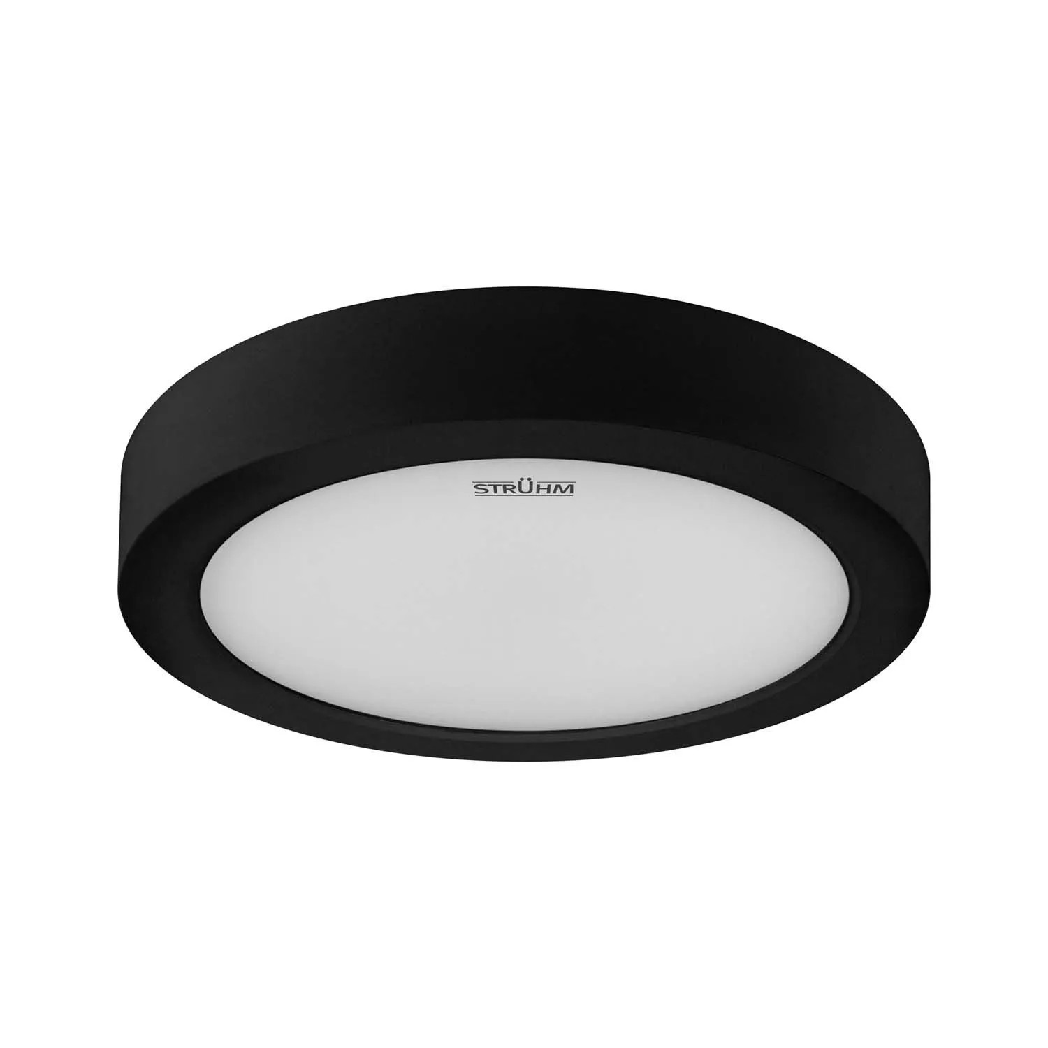 Struhm Lampa sufitowa okrągła EDOR LED C 18W CCT 1610lm śr. 22,5cm czarna