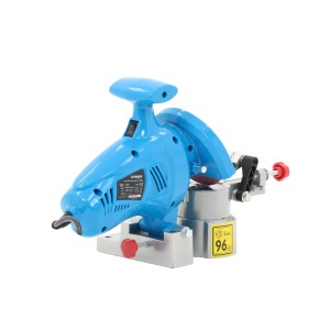 Niebieska ostrzałka do łańcuchów, akcesoria do pilarek.