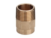 Nypel LW/GZ 18mm x 3/4 mosiądz