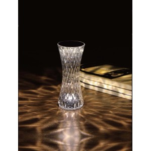 Düwi Lampka stołowa akumulatorowa RGB CRISTAL VASO