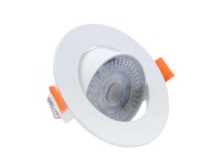 Light Prestige Oczko Plus podtynkowe białe