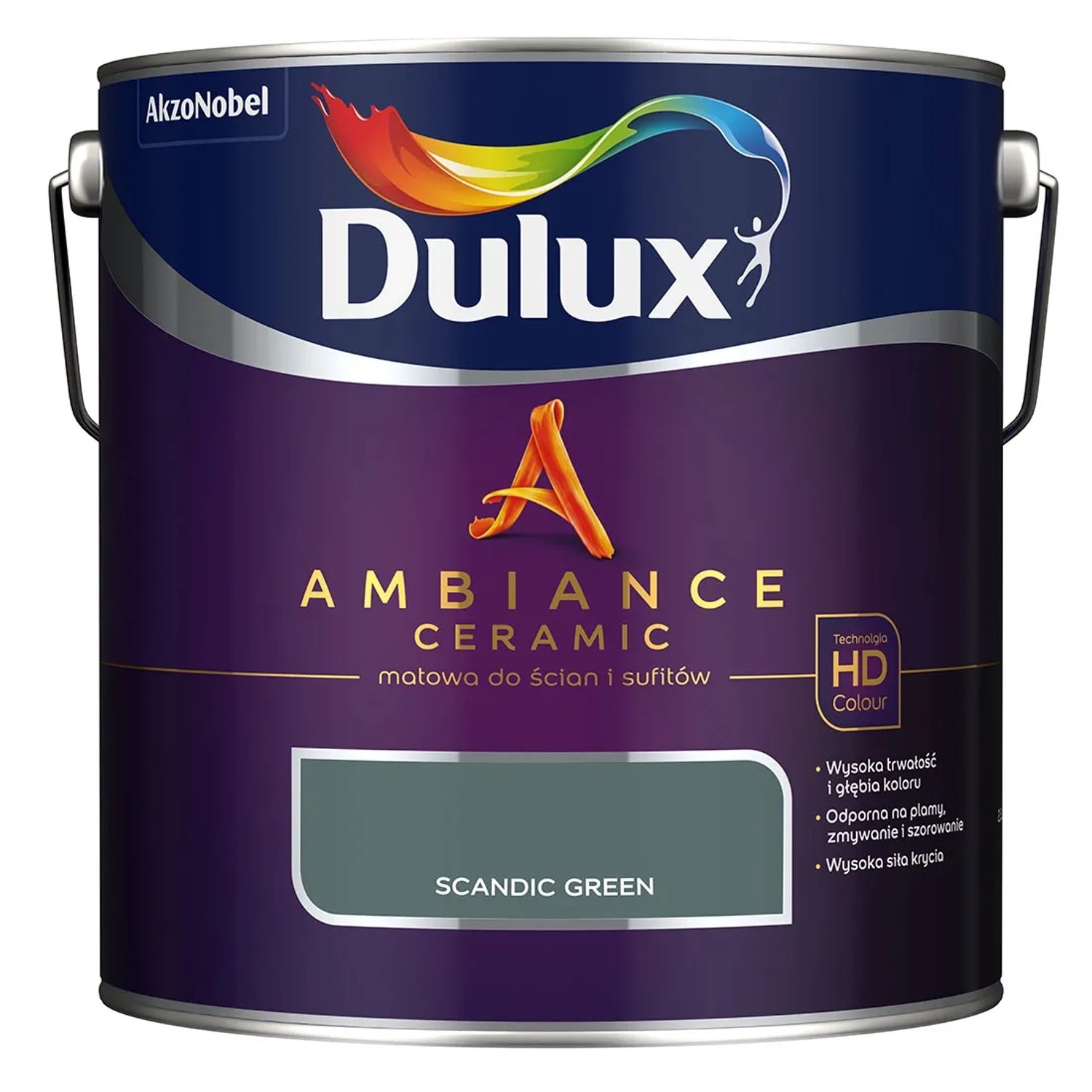 Farba Dulux Ambiance Ceramic scandic green 2,5 L
