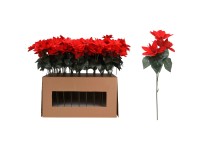 Kwiat na piku czerwony - 64 cm