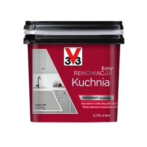 Farba do kuchni, renowacja, szara, 0,75L