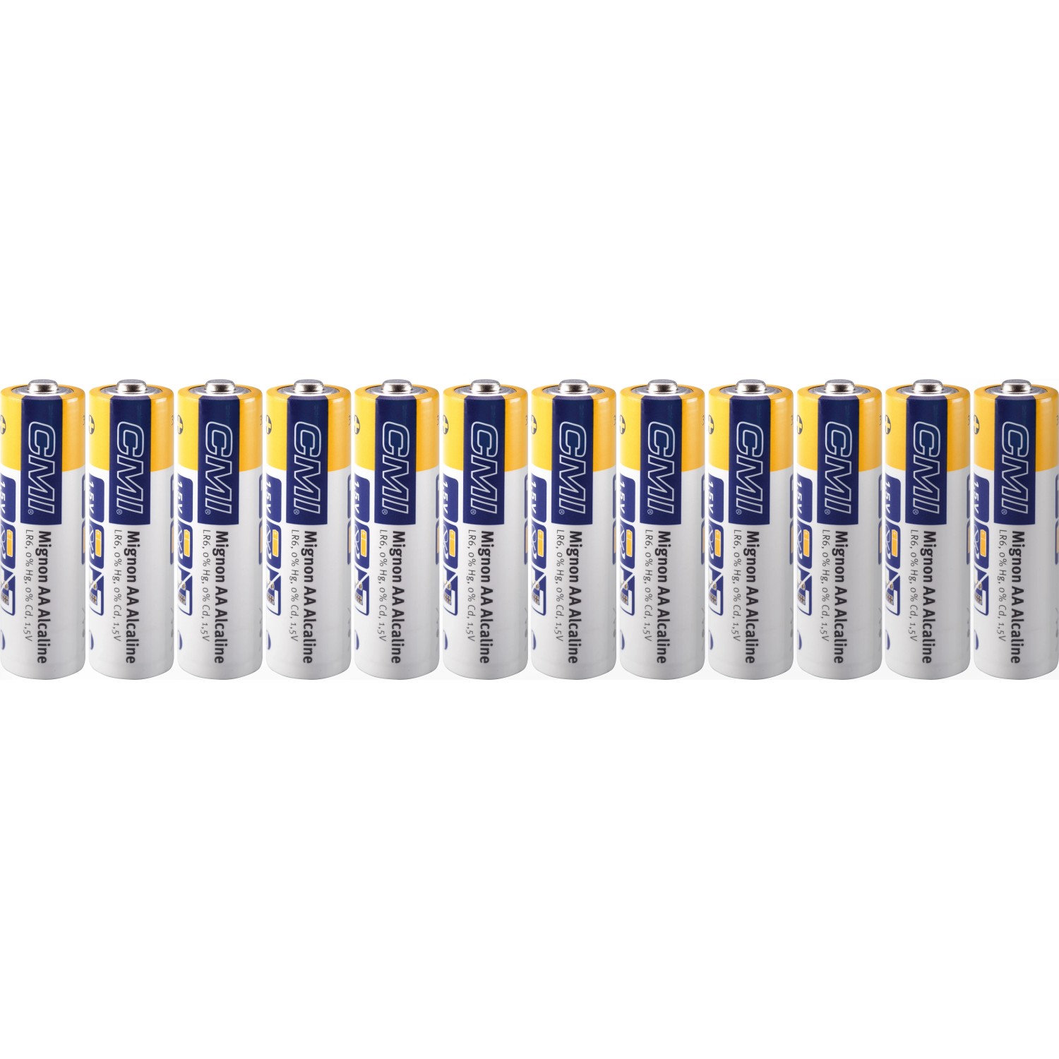 LUX-TOOLS Bateria alkaliczna CMI LR06/AA 1,5V, 12 szt.