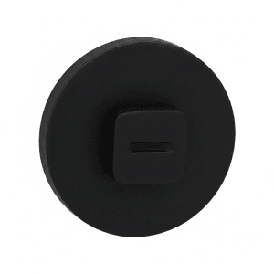 Rozeta okrągła slim WC czarna