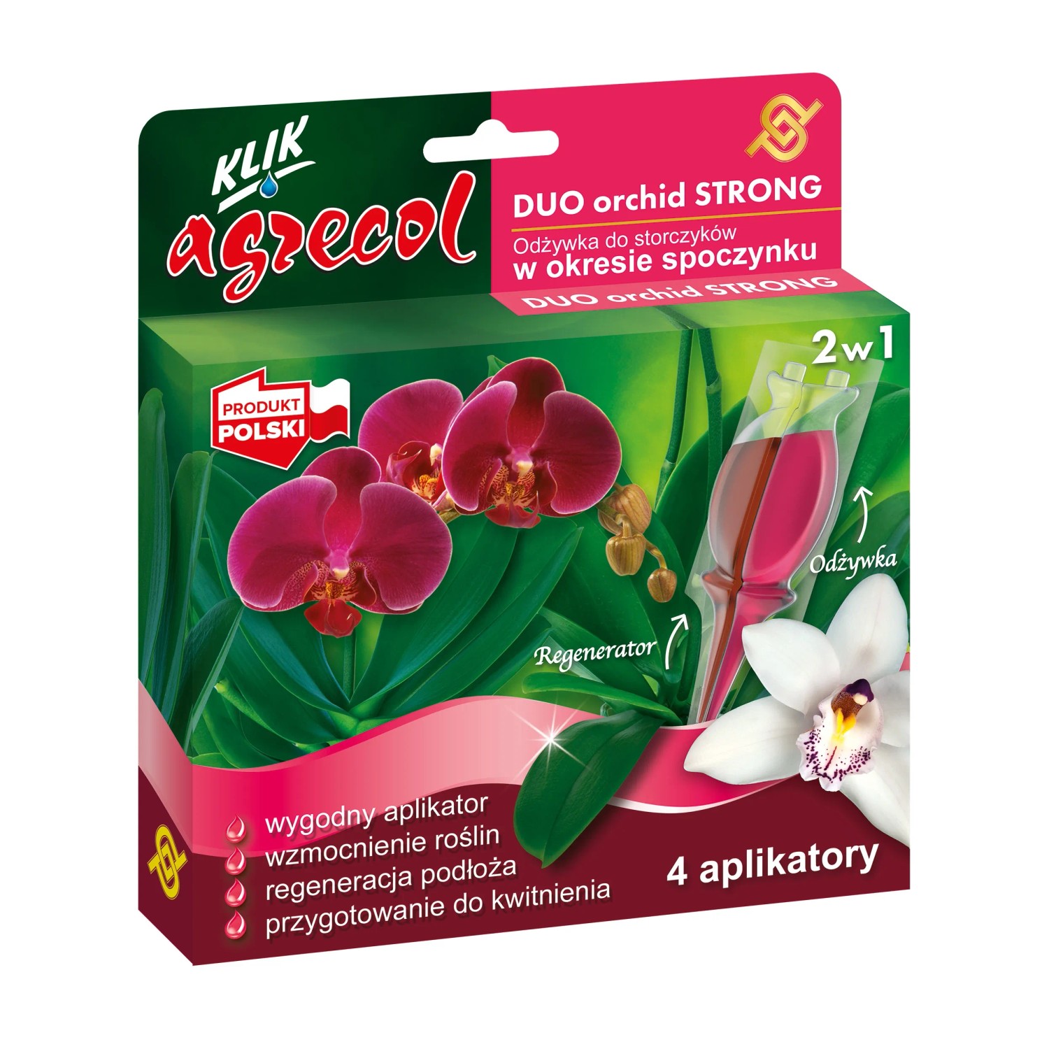 Agrecol Duo Orchid Strong odżywka do storczyków 4 x 40 ml