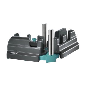 Skrzynka uciosowa Wolfcraft do precyzyjnego cięcia listew przypodłogowych i podłóg.