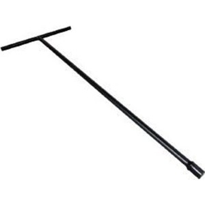 Klucz do zaworów grzejnikowych, uchwyt T, czarny.