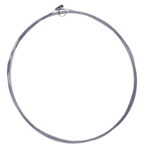 t.b.t. Akcesoria kominkowe, pierścień z drutu do rur piecowych, srebrny.