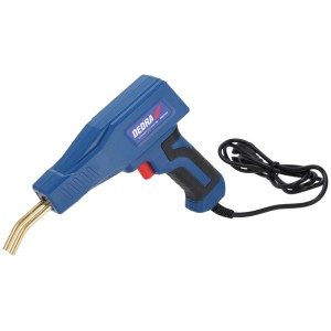 Niebieski pistolet do lutowania z kablem. Idealny do lutowania hobbystycznego i profesjonalnego.