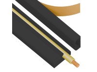 Listwa z gumą LSM 10/25 czarna 2 m