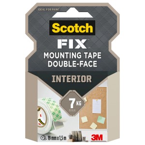 3M Taśma montażowa wewnętrzna Scotch 19 mm x 1,5 m