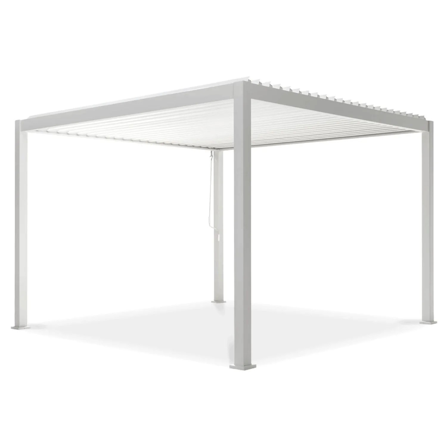GUTROOF Pergola wolnostojąca Premium White - 3,0 x 3,0 m