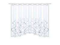 Firana gotowa na taśmie 160 cm x 300 cm biała Firana gotowa na taśmie 160 cm x 300 cm biała