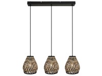 Reality Lampa wisząca Carmina 3x40W E27 bambus