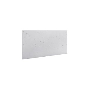 Jasna, prostokątna okładzina dekoracyjna t.b.t. z drobnymi, ciemnymi plamkami.