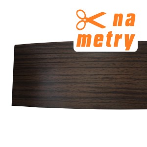 Karnisz sufitowy t.b.t. w kolorze drewna, dostępny na metry.