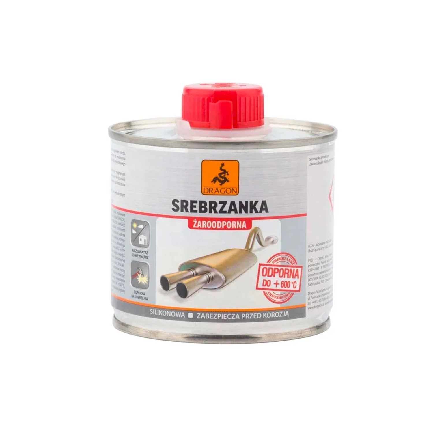 Dragon Srebrzanka żaroodporna Silżar 500 ml
