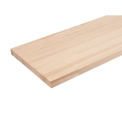 Parapet wewnętrzny sosna bezsęczna, 120 cm x 30 cm x 2,7 cm