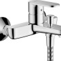 Bateria wannowa Hansgrohe Vernis Blend, natynkowa, chrom.