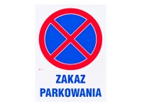 Znak zakaz parkowania
