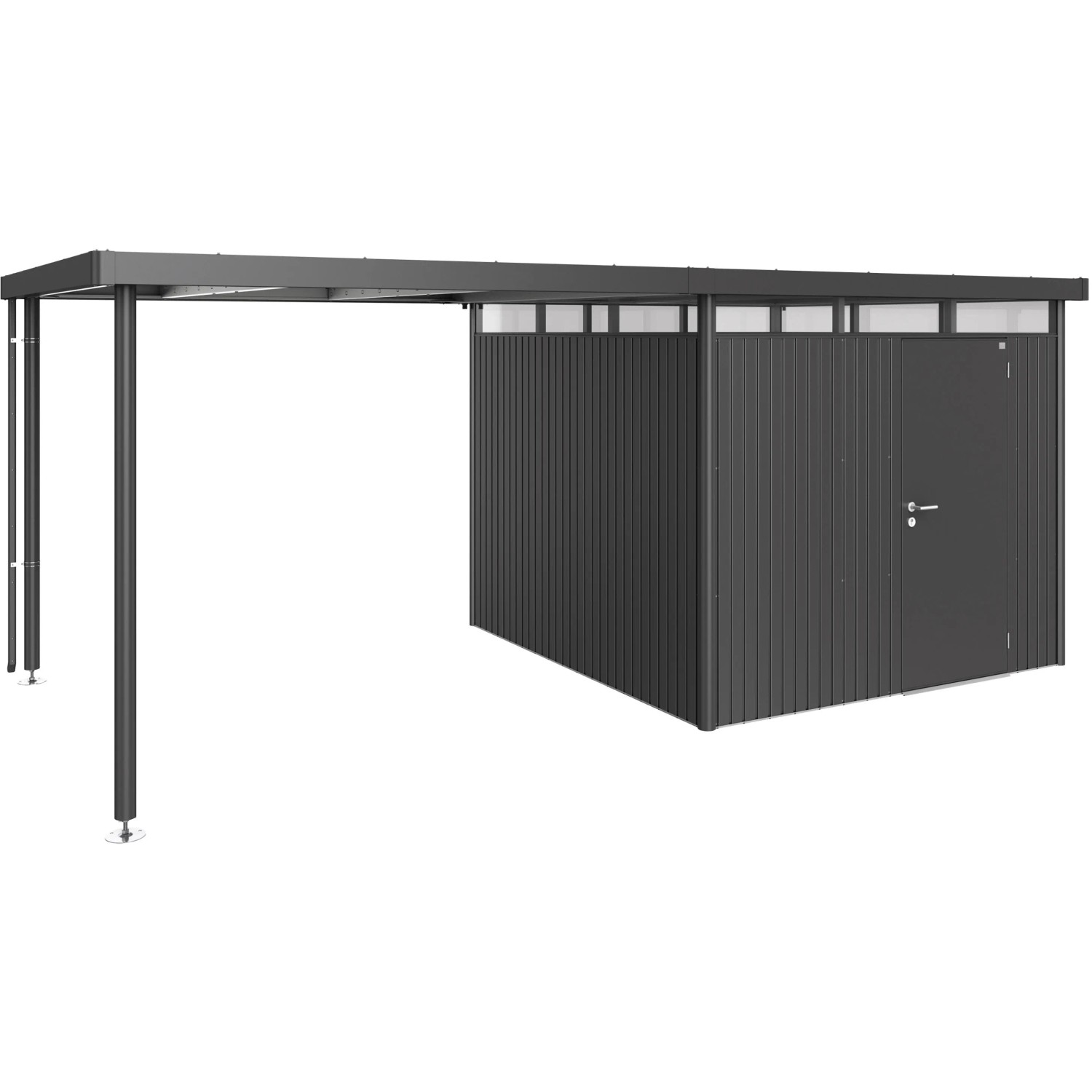 Biohort Dach boczny do altany ogr. HighLine H4 ciemnoszary metalik