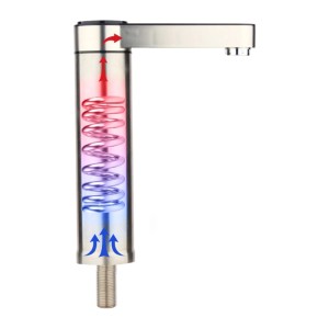Noveen Przepływowy podgrzewacz wody inox nablatowy dotykowy