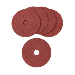 Tarcze fibrowe LUX Classic, Ø 125 mm, 5 sztuk, ziarnistość 40, do szlifierek kątowych.