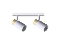 Candellux Lampa sufitowa ROLAR listwa 2xGU10 15W biel+drewno