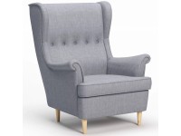 Fotel uszak LUNO ES-7 jasnoszary