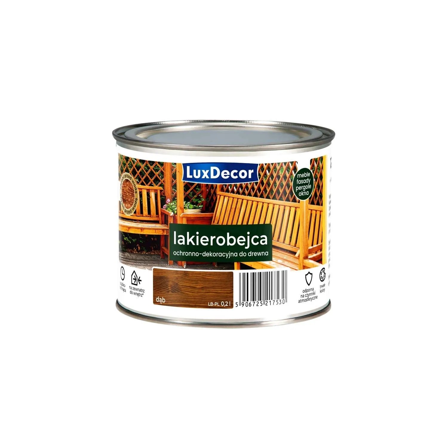 Luxdecor Lakierobejca dąb (6) 0,2 l