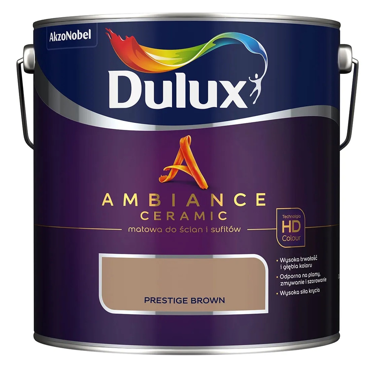 Farba Dulux Ambiance Ceramic prestige brown 2,5 L