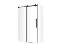 KABI Kabina prysznicowa Alexa 120 x 80 czarna KABI Kabina prysznicowa Alexa 120 x 80 czarna