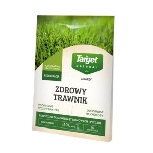 Opakowanie nawozu do trawników Target Natural dla zdrowego trawnika.