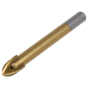 Uniwersalne wiertło w kolorze złotym do precyzyjnych otworów.