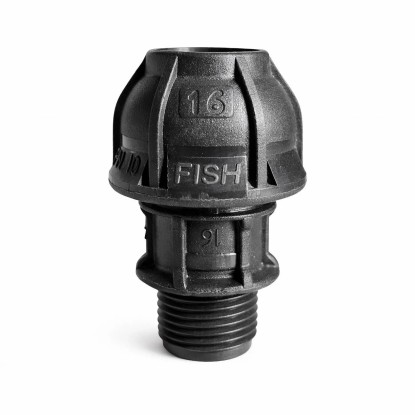 Przelot PE 16 mm - 1/2" gz Fish PN10 - 2 szt.