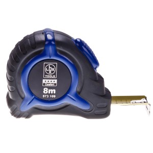 Miara zwijana LUX Comfort, 8 m, niebiesko-czarna, ergonomiczna.