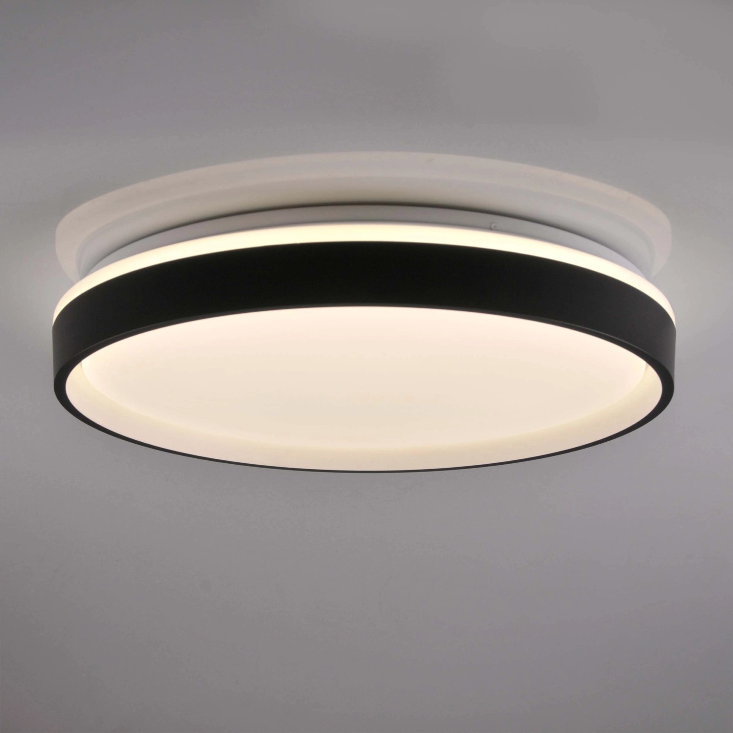Goldlux Plafon LED JADWIGA z pilotem 42W 3000/4000/6000K 5300lm czarny