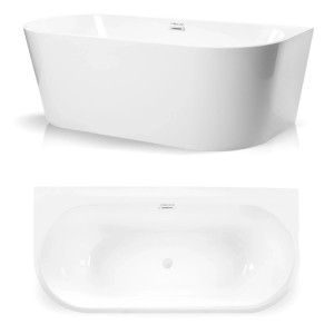 Wanna Pari 150 wolnostojąca biała biały 150 x 80