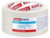 Tesa Taśma pakowa BASIC bezbarwna 66 m x 50 mm