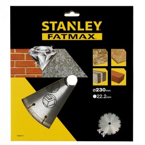 Tarcza diamentowa Stanley Fatmax 230 mm do akcesoriów do szlifierek kątowych.